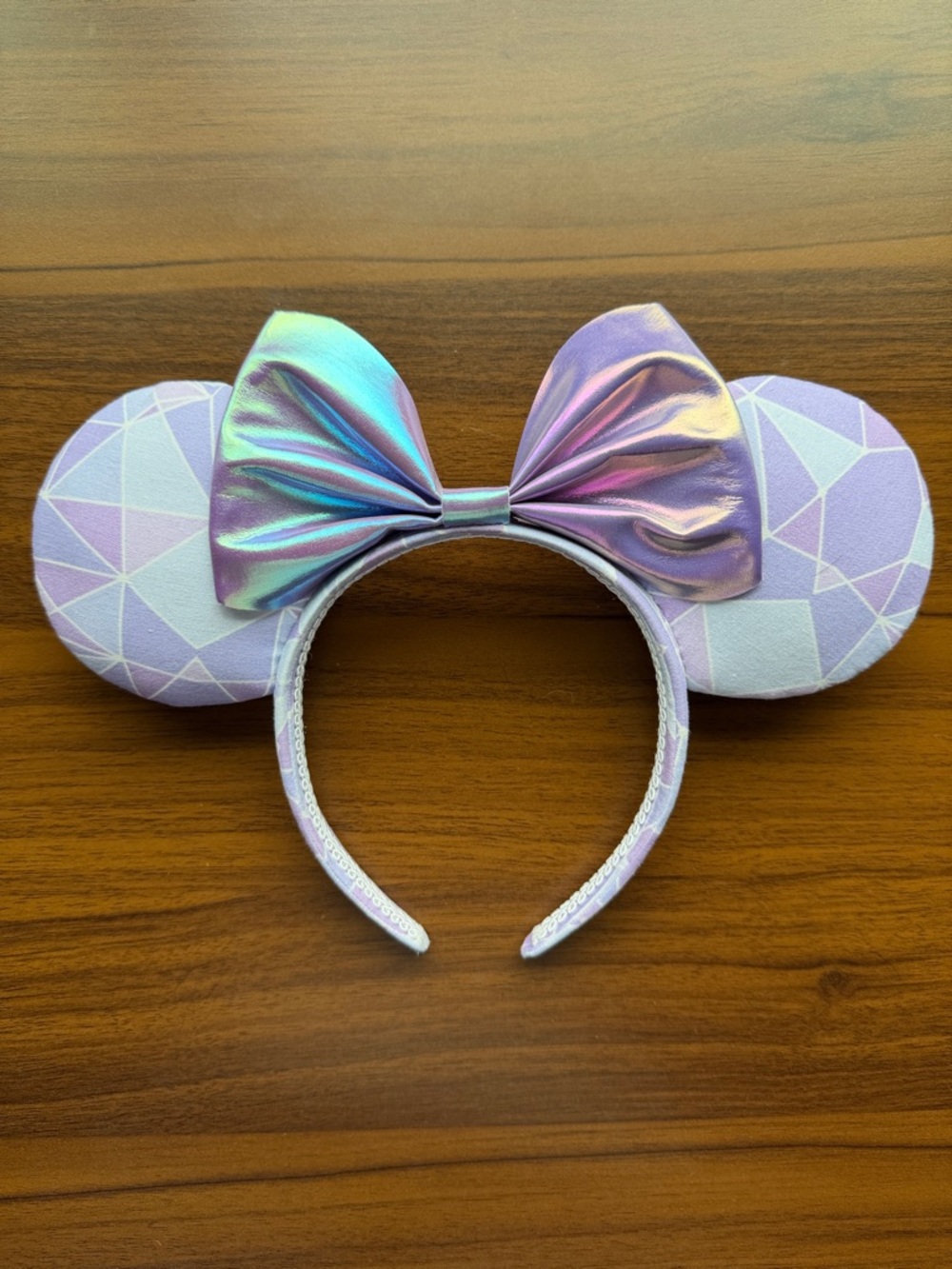 Custom Small Shop Purple Wall Iridescent Bow Ears